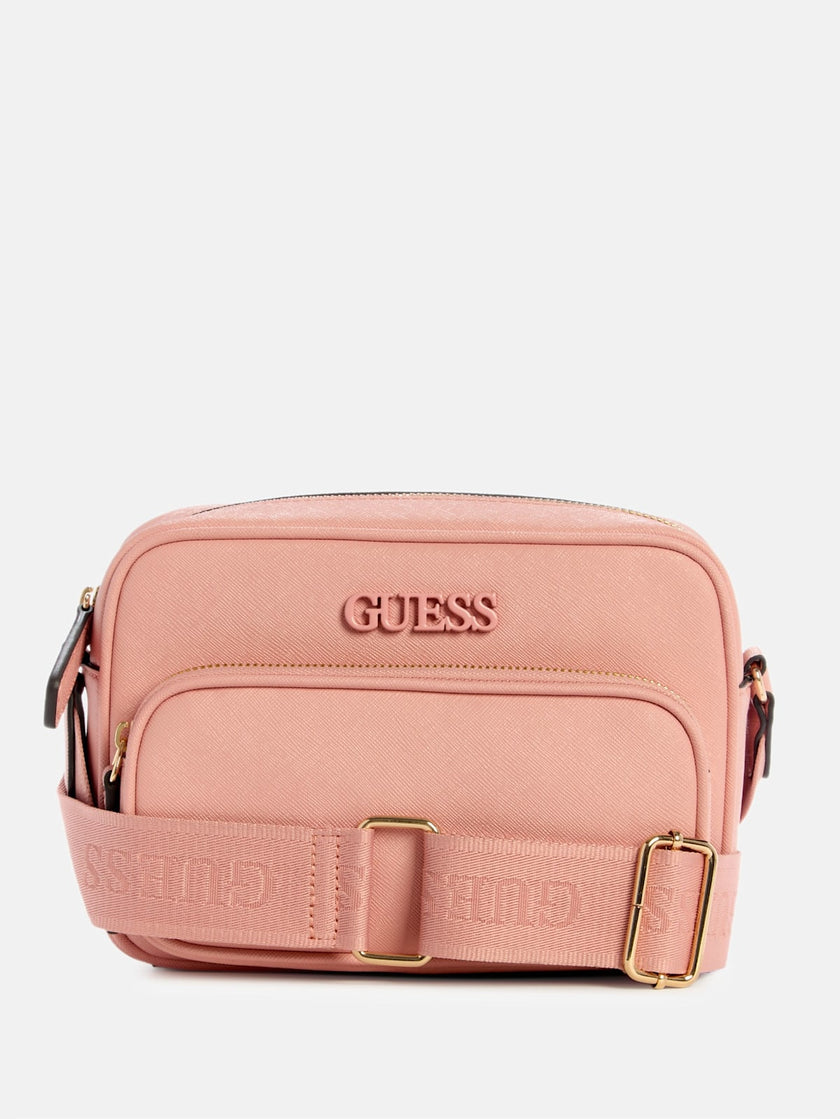 Guess Zinnia Top-Zip Crossbody - Pink image 0