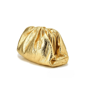 [AT DELHI] BOTTEGA VENETA Pouch Clutch Bag Gold image 1