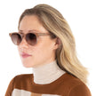 SALVATORE FERRAGAMO Salvatore Brown Teacup Ladies Sunglasses (Arriving In Delhi) image 1