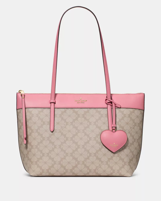 [AT DELHI] KATE SPADE All Day Spade Flower Tote Bag With Charm image 0