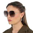 SALVATORE FERRAGAMO  Grey Gradient Square Ladies Sunglasses SF300S 041 59 image 2