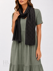 Gucci Logo Jacquard Wool & Silk-Blend Scarf