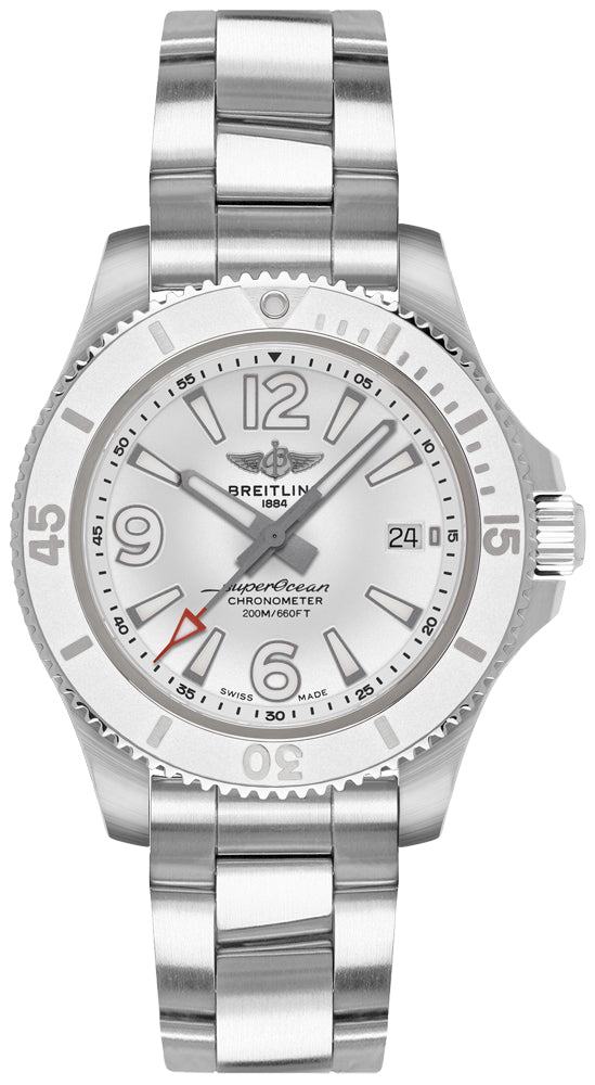 BREITLING Superocean 36 Stainless Steel Watch A17316D21A1A1 1