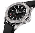 BREITLING Avenger Automatic 42 Black Dial & Strap Men'S Watch A17328101B1X1 2
