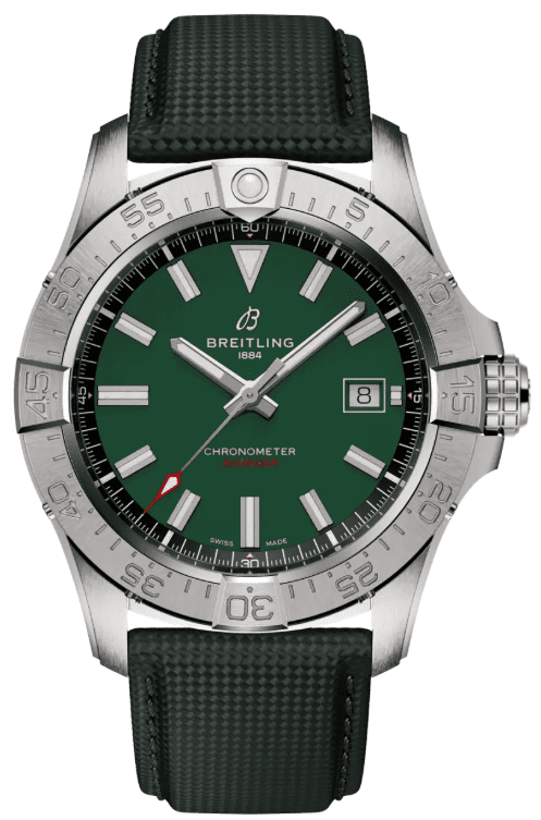 BREITLING Avenger Automatic 42 Green Dial & Strap Men'S Watch A17328101L1X1 1
