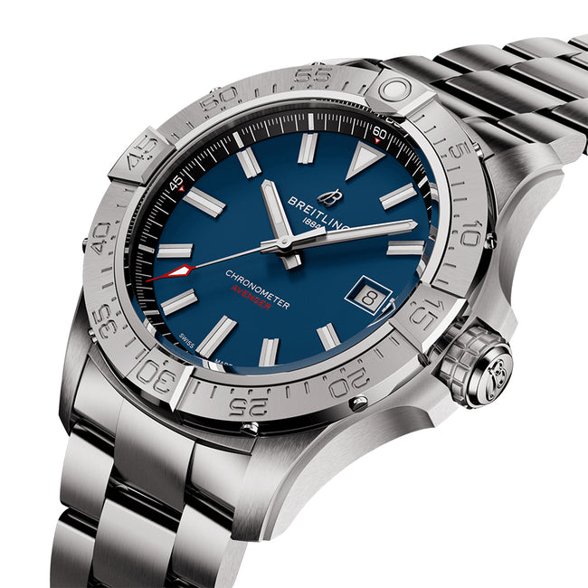 BREITLING Avenger Automatic 42 Blue Dial Men'S Watch A17328101C1A1 2