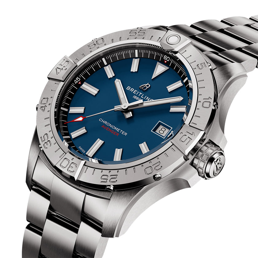 BREITLING Avenger Automatic 42 Blue Dial Men'S Watch A17328101C1A1 2