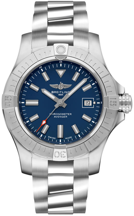 BREITLING Avenger Automatic 43 Blue Dial Steel Men'S Watch A17318101C1A1 1