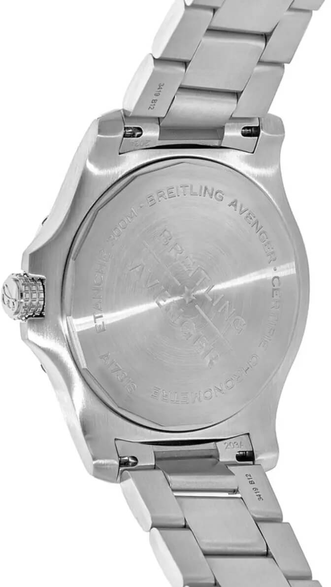 BREITLING Avenger Automatic 43 Blue Dial Steel Men'S Watch A17318101C1A1 3