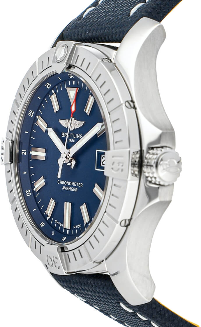 BREITLING Avenger Automatic 43 Blue Dial Steel Men'S Watch A17318101C1X2 2