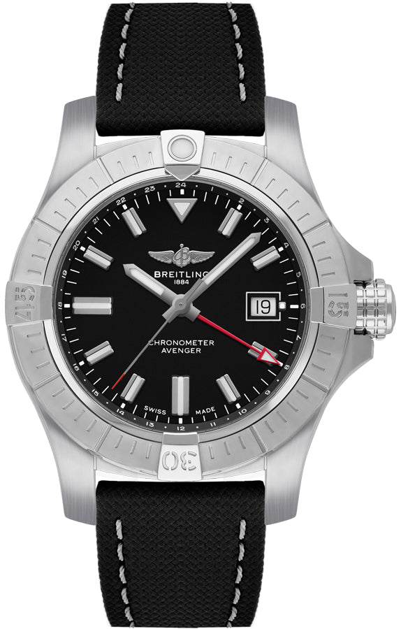 BREITLING Avenger Automatic Gmt 43 Black Dial Men'S Watch A32397101B1X1 1