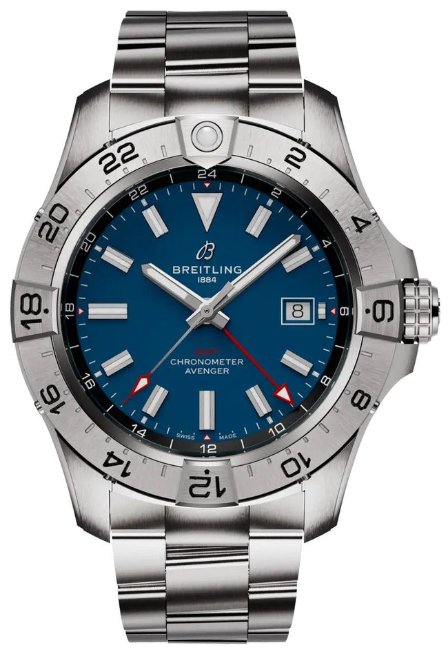 BREITLING Avenger Automatic Gmt 44 Blue Dial Men'S Watch A32320101C1A1 1