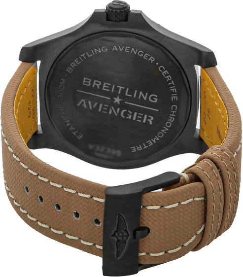 BREITLING Avenger Automatic Gmt 45 Black Titanium Men'S Watch V32395101B1X1 3