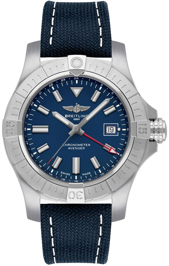 BREITLING Avenger Automatic Gmt 45Mm Steel Men'S Watch A32395101C1X2 1