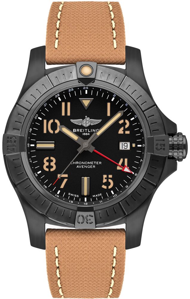 BREITLING Avenger Gmt 45 Night Mission Men'S Watch V32395101B1X2 1