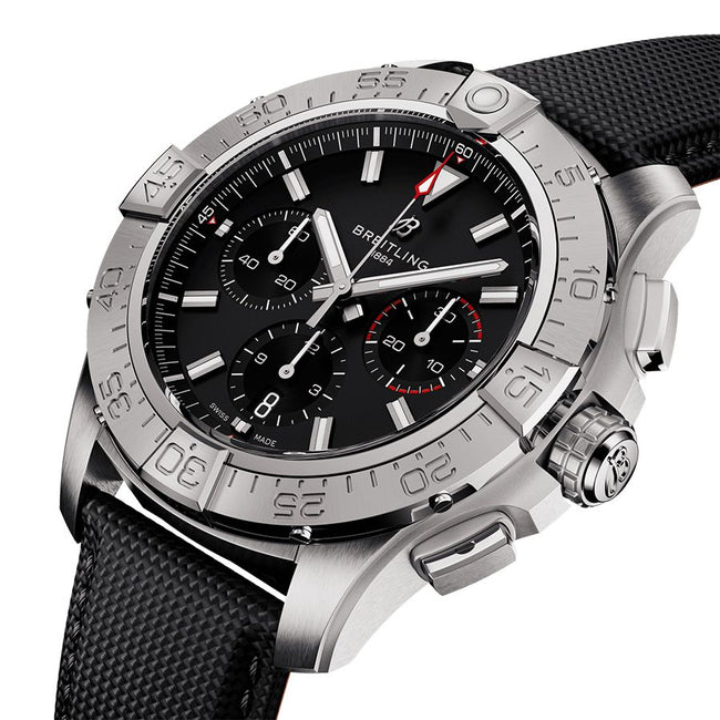 BREITLING Avenger B01 Chronograph 44 Black Dial Men'S Watch Ab0147101B1X1 2