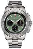 BREITLING Avenger B01 Chronograph 44 Green Dial Men'S Watch Ab0147101L1A1 1