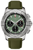 BREITLING Avenger B01 Chronograph 44 Green Dial Men'S Watch Ab0147101L1X1 1
