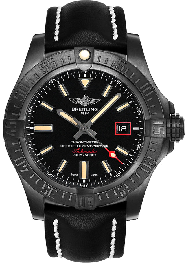 BREITLING Avenger Blackbird 44 Men'S Watch V1731110/Bd74-435X 1