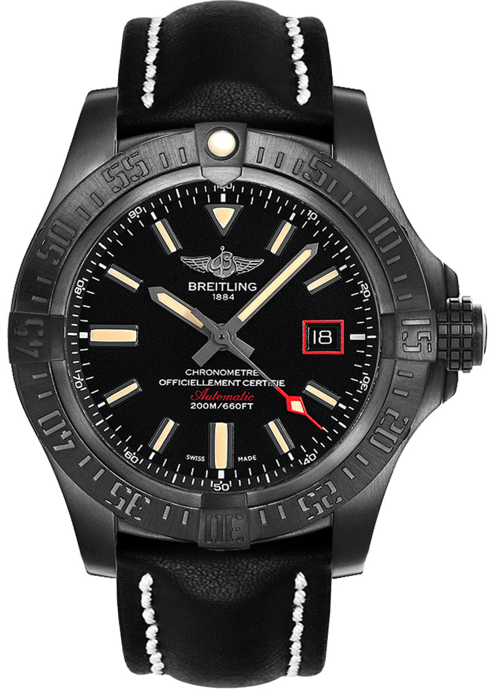 BREITLING Avenger Blackbird 44 Men'S Watch V1731110/Bd74-435X 1