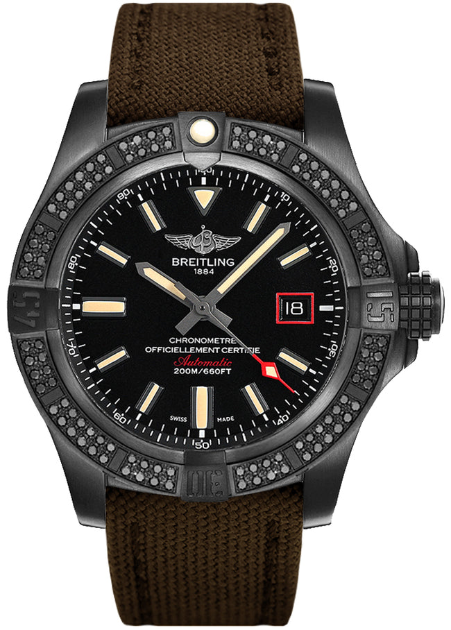 BREITLING Avenger Blackbird 44 V17311At/Bd74-108W 1