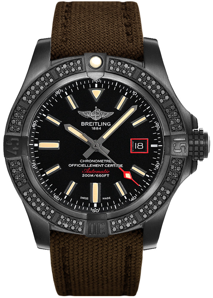 BREITLING Avenger Blackbird 44 V17311At/Bd74-108W 1