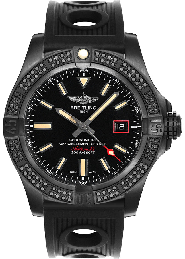 BREITLING Avenger Blackbird 44 V17311At/Bd74-200S 1