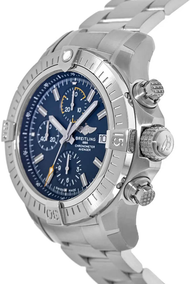 BREITLING Avenger Chronograph 45 Blue Dial Men'S Watch A13317101C1A1 2