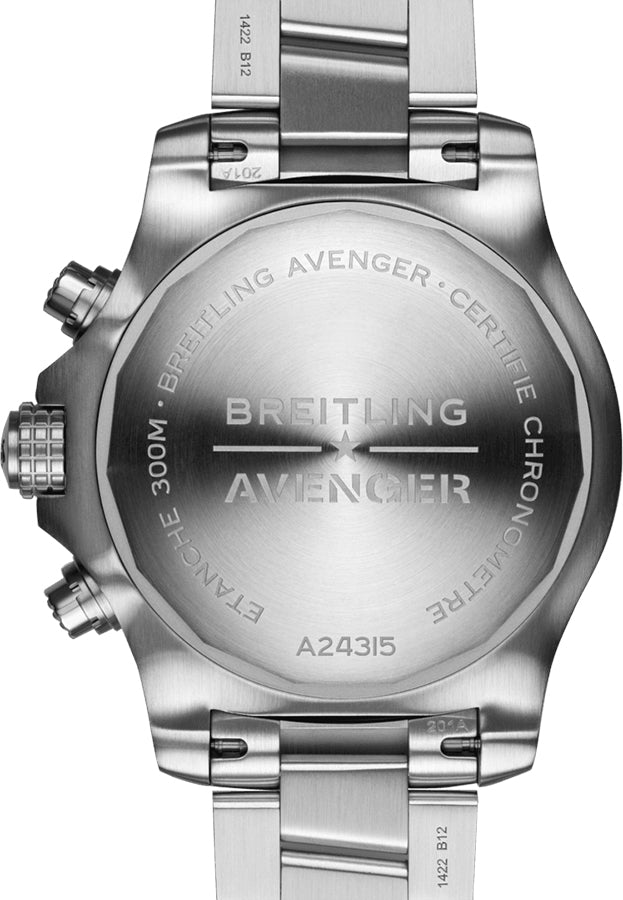 BREITLING Avenger Chronograph Gmt 45 Black Dial Men'S Watch A24315101B1A1 3