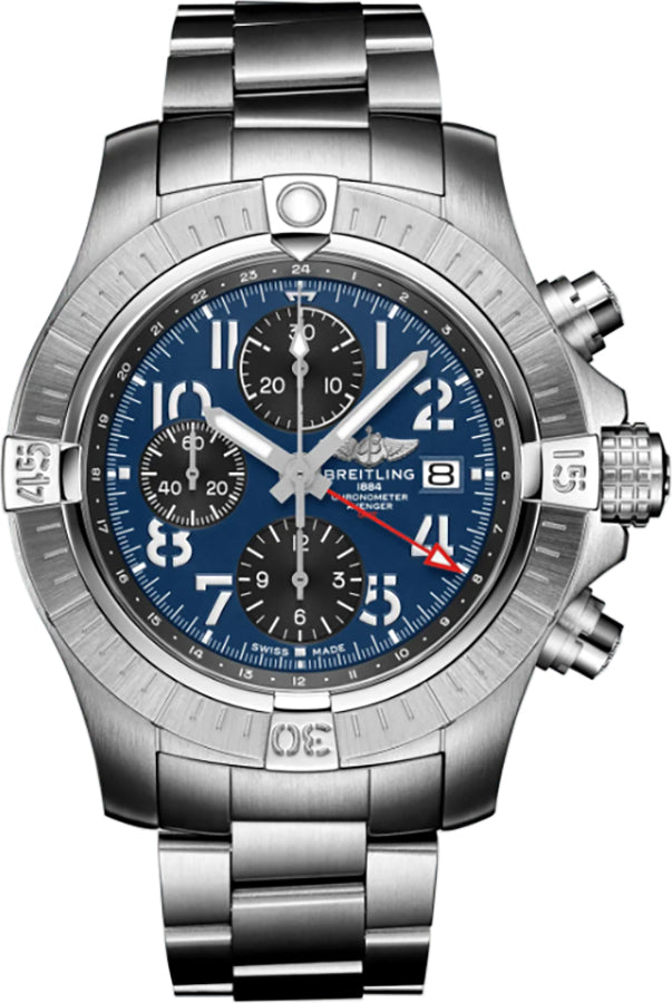 BREITLING Avenger Chronograph Gmt 45 Blue Dial Men'S Watch A24315101C1A1 1