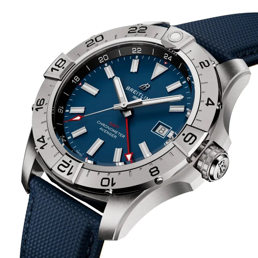 BREITLING Avenger Automatic Gmt 44 Blue Dial Men'S Watch A32320101C1X1 2