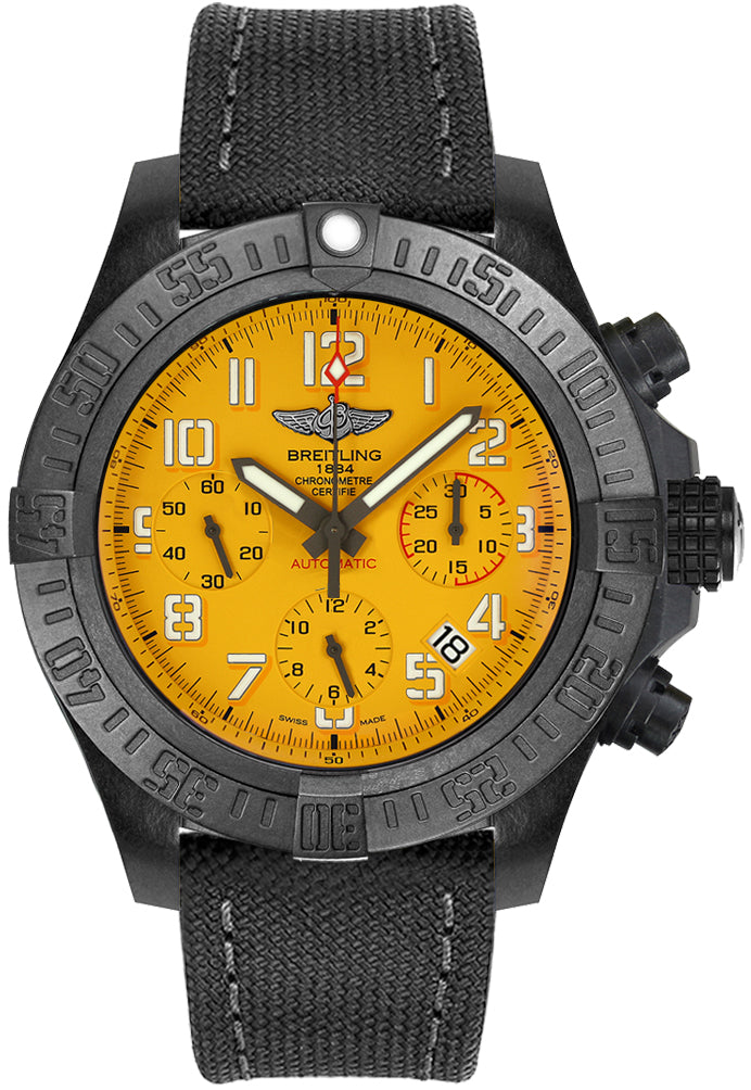 BREITLING Avenger Hurricane 45 Cobra Yellow Men'S Watch Xb0180E41I1W1 1