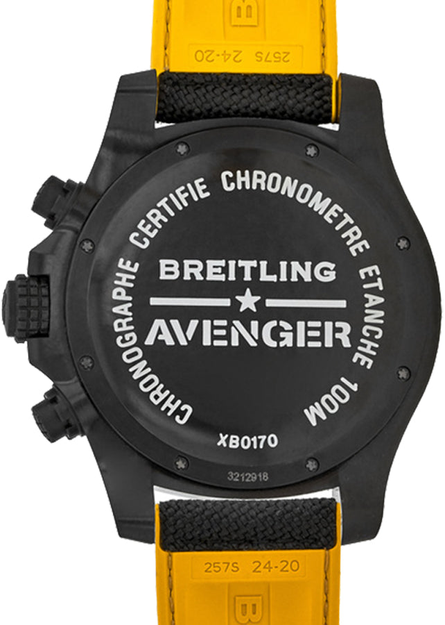 BREITLING Avenger Hurricane Volcano Black Dial Men'S Watch Xb0170E4/Bf29-257S 4