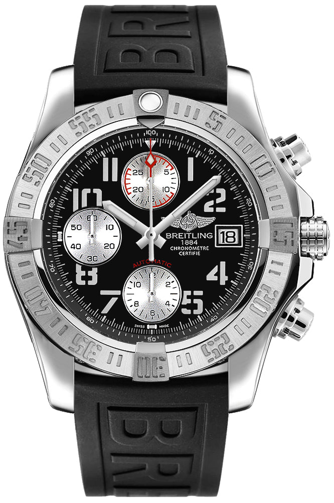 BREITLING Avenger Ii Steel 43Mm Black Dial Men'S Watch A1338111/Bc33-153S 1