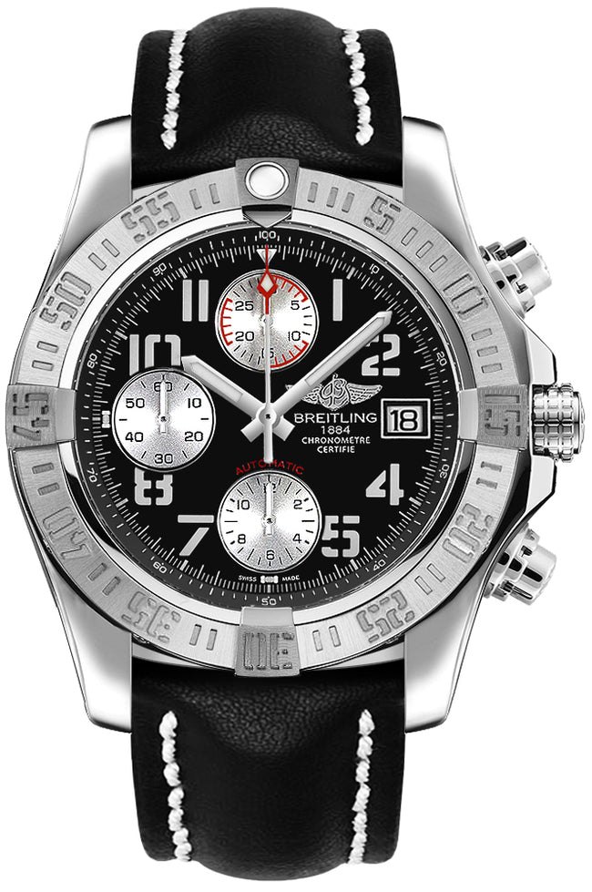 BREITLING Avenger Ii Chronograph Black Dial Men'S Watch A1338111/Bc33-435X 1