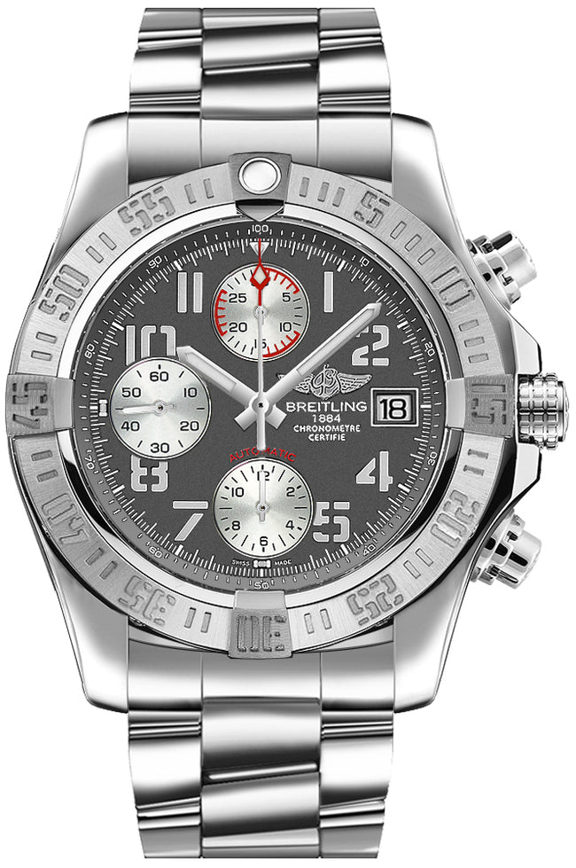 BREITLING Avenger Ii Chronograph Grey Dial Men'S Watch A1338111/F564-170A 1