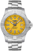 BREITLING Avenger Seawolf Yellow Dial Men'S Watch A17319101I1A1 1
