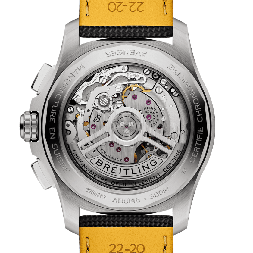 BREITLING Avenger B01 Chronograph 42 Steel Men'S Watch Ab0146101B1X1 3