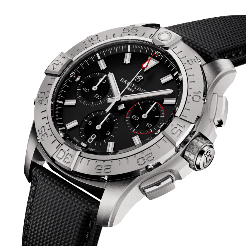 BREITLING Avenger B01 Chronograph 42 Steel Men'S Watch Ab0146101B1X1 2