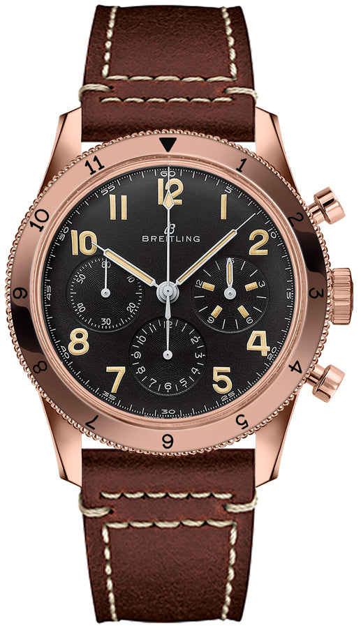 BREITLING Navitimer Aviator 8 1953 Limited Edition Out Of 253 Gold Watch Rb0920131B1X1 1