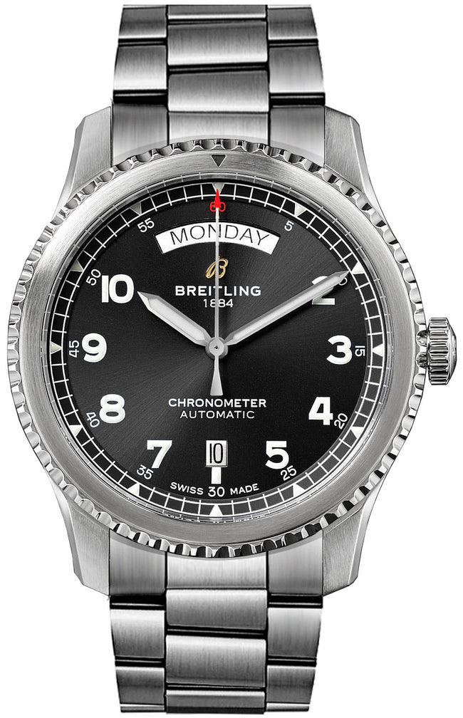 BREITLING Navitimer Aviator 8 Automatic Day & Date 41 A45330101B1A1 1