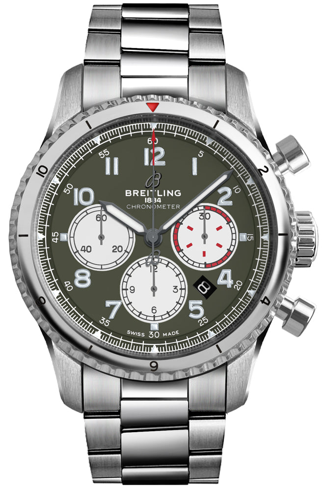 BREITLING Navitimer Aviator 8 Curtiss Warhawk Steel Men'S Watch Ab01192A1L1A1 1