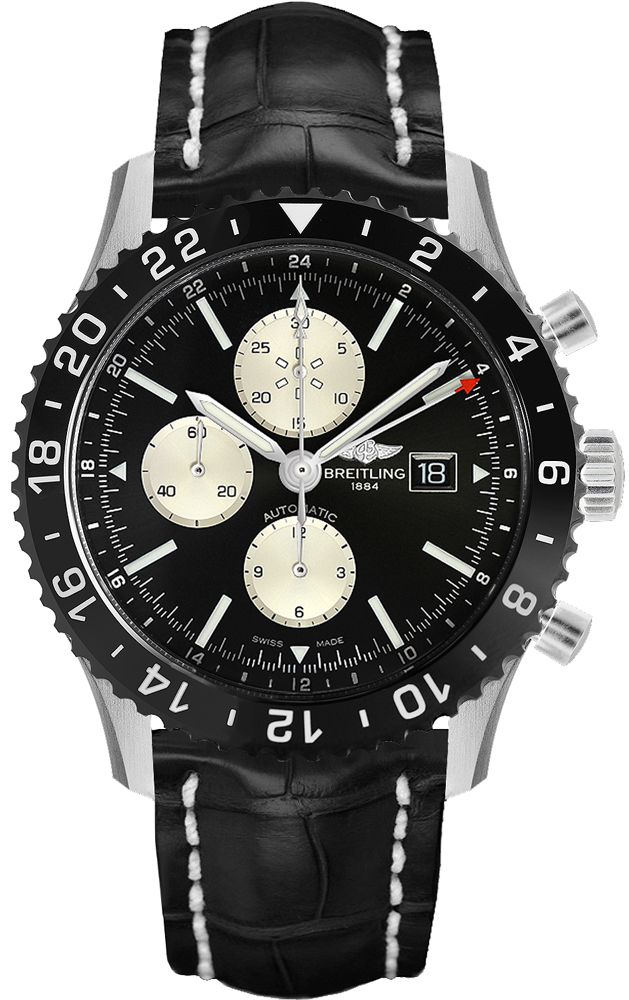 BREITLING Chronoliner Black & Silver Dial Men'S Watch Y2431012/Be10-760P 1