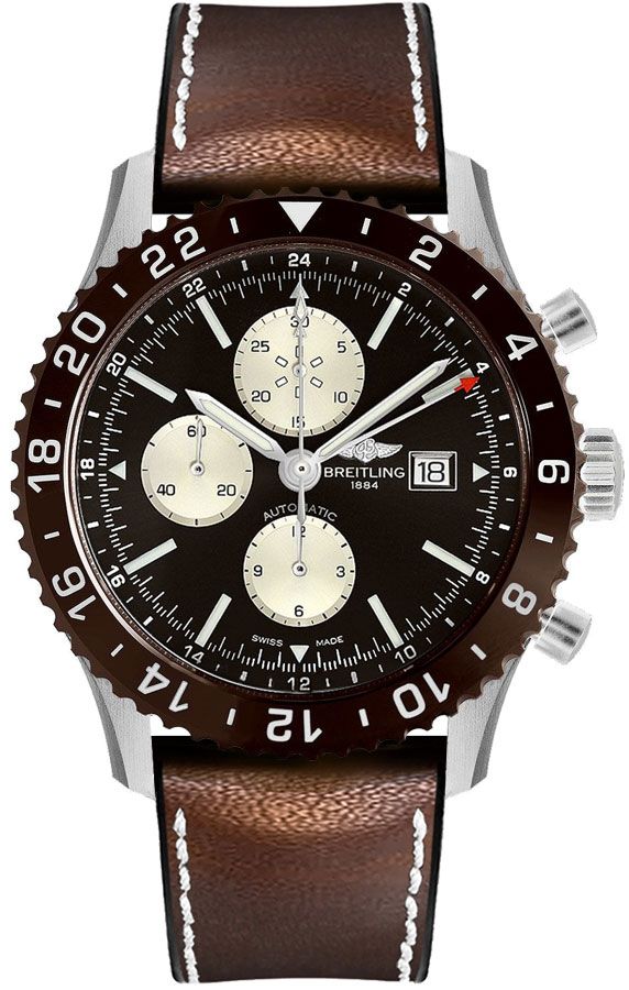 BREITLING Chronoliner Bronze Dial Men'S Watch Y2431033/Q621-295S 1