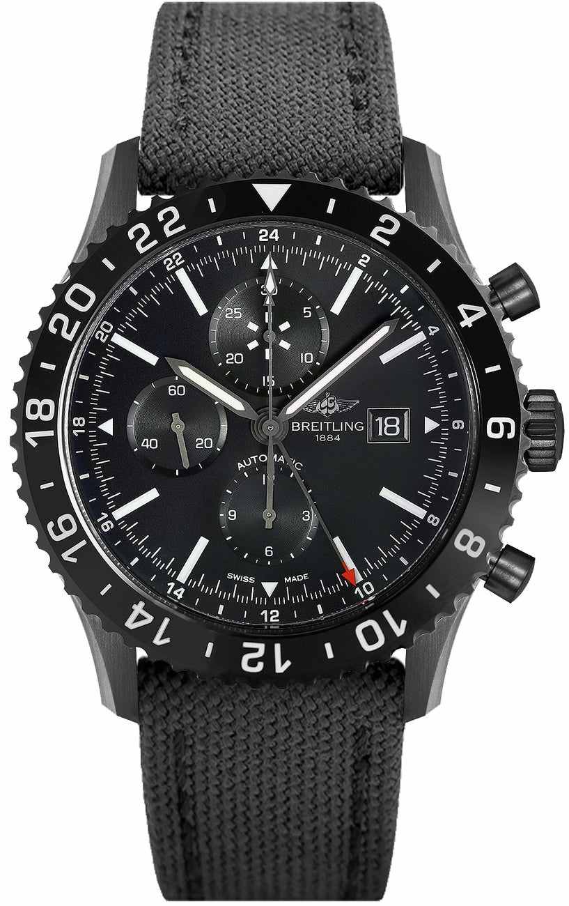 BREITLING Chronoliner Blacksteel Watch M2431013/Bf02-100W 1
