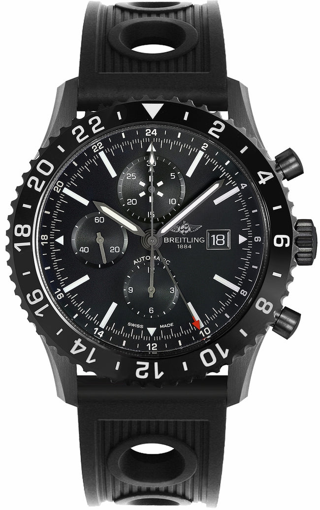 BREITLING Chronoliner Blacksteel Men'S Watch M2431013/Bf02-201S 1