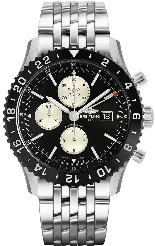 BREITLING Chronoliner Black Dial Men'S Watch Y2431012/Be10-453A 1