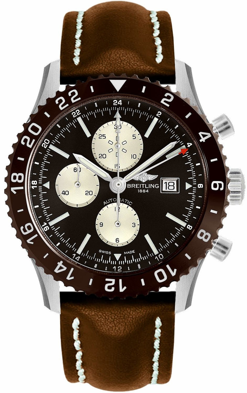 BREITLING Chronoliner Bronze Dial Men'S Watch Y2431033/Q621-444X 1