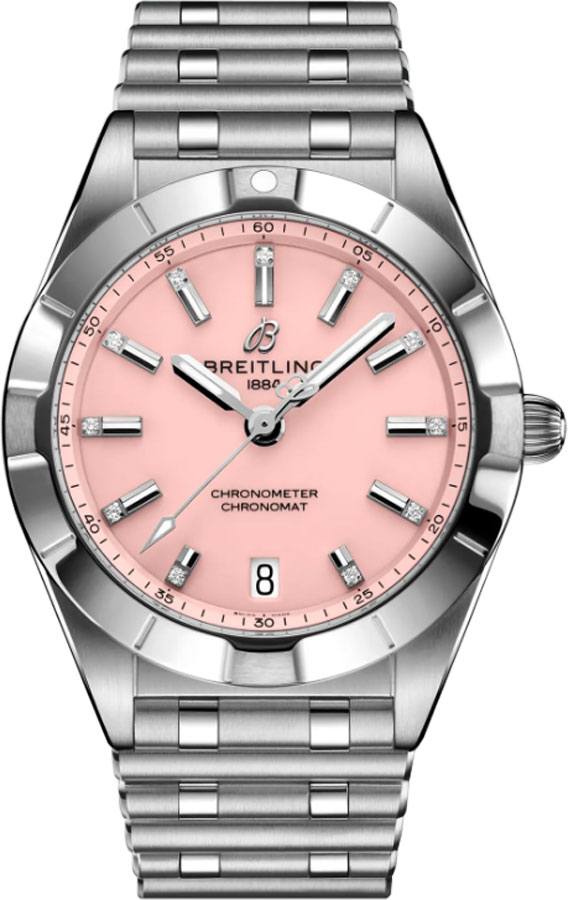 BREITLING Chronomat 32 Pink Dial Quartz Women'S Watch A77310101K1A1 1