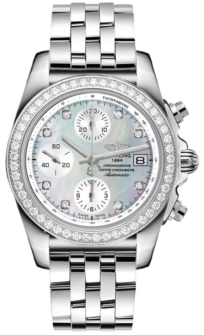 BREITLING Chronomat 38 Diamond Women'S Watch A1331053/A776-385A 1